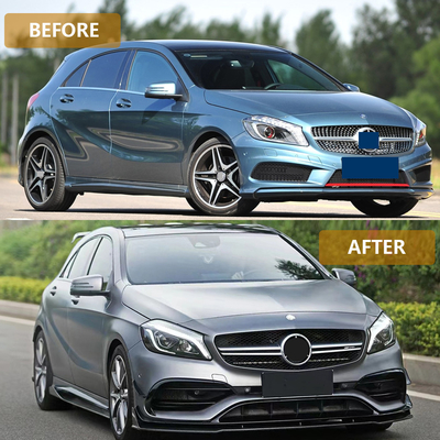 Получите обновление решетки переднего бампера A45 для Mercedes Benz A Class W176 Body Kit 13-18