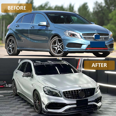 Обновление передней решетки GT на 2020- Mercedes Benz W176 A Class Body Kit AMG Design