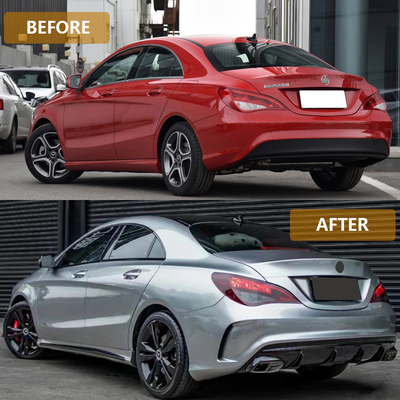 CLA Class W117 2013-2019 Задние трубы Обновить свой автомобиль с этим аксессуаром Mercedes Benz