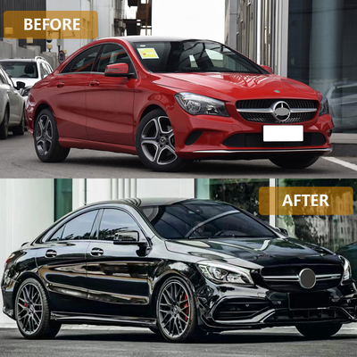 Комплекты для кузова автомобиля для Mercedes-Benz CLA W117 2013-2019 Передняя решетка бампера в стиле AMG45