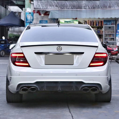 Morden Luxury Rear Bumper Diffuser PP Пластик для Mercedes-Benz C-Class W204 Усовершенствование