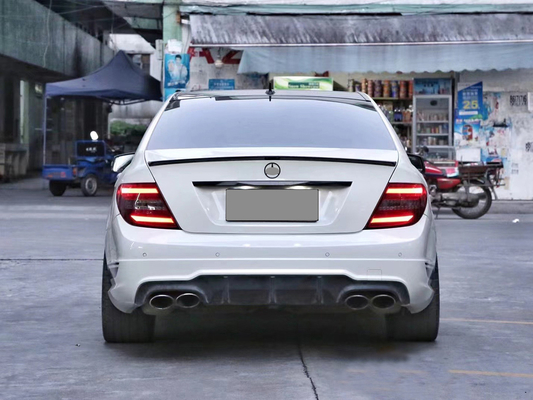 Morden Luxury Rear Bumper Diffuser PP Пластик для Mercedes-Benz C-Class W204 Усовершенствование
