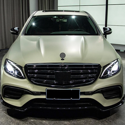 Передняя губа для Mercedes-Benz E-Class W213/C238-E63 2016-2020 AMG логотип