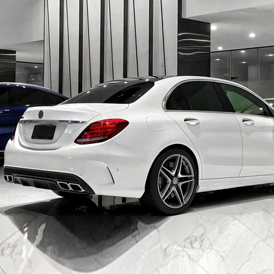 Автоаксессуары Автомобильные боковые юбки Benz C Модифицированный на C63 AMG стиль 2015-2018