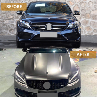 100% проверенное обновление для Mercedes Benz C-Class W205 капот 2015-2018 Обновление сейчас