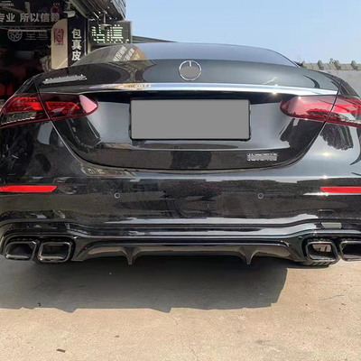Труба из нержавеющей стали серебро или черный хвост для BENZ E63 Style W213