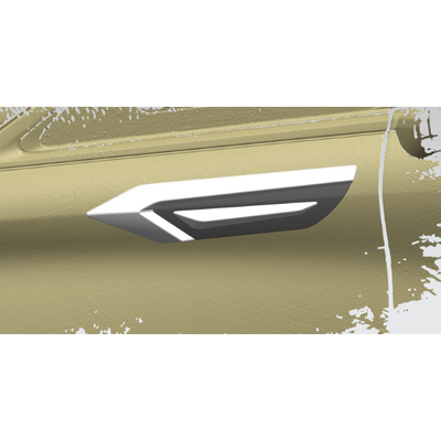 Серебряный/черный АБС хромированные внешние аксессуары для Toyota Alphard2024 Door Fender
