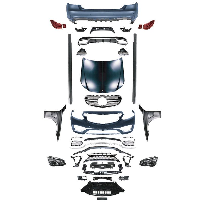 Преобразуйте свой E-CLASS W212 14-15 с AMG Wide Body Benz Body Kits Front Rear Bumper